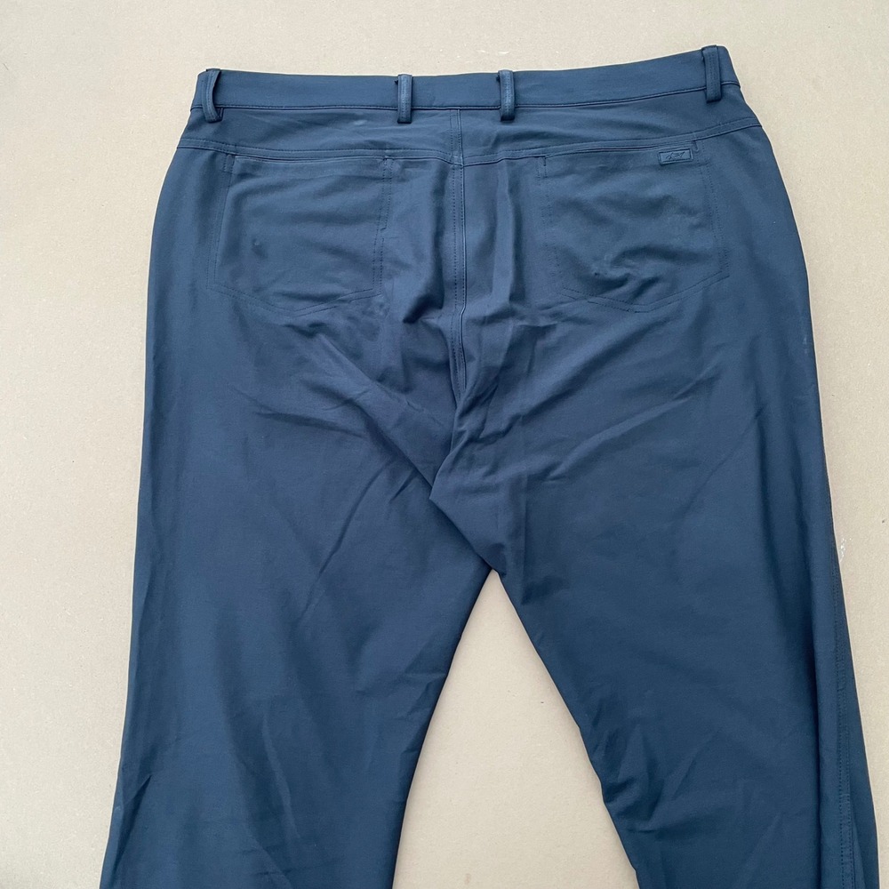 Greg Norman Golf Pants Mens 38x32 Black Active Golfing Performance Spandex - Picture 8 of 8